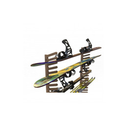 Вешалка Эконом для сноубордов и вейкбордов, пристенная 105х80х18см Gefest SE-18