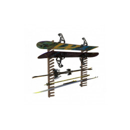 Вешалка Эконом для сноубордов и вейкбордов, пристенная 105х80х18см Gefest SE-18