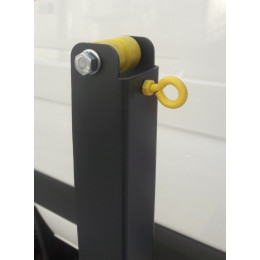 Стойки бадминтонные Atlet мобильные с противовесами по 35кг, тренировочные IMP-A433