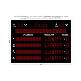 Табло для плавания Импульс 710-D10x8-L4xD10x7-L4xS10x64xP10-S10x128xP10-T-T2