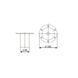 Стойки волейбольные телескопические на стаканах Hercules S-109-2