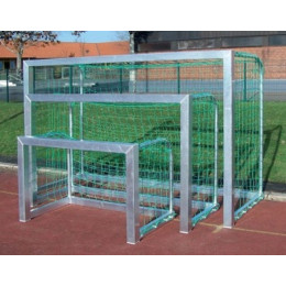 Ворота для тренировок, маленькие 120х80x70 см, передвижные Haspo 924-172