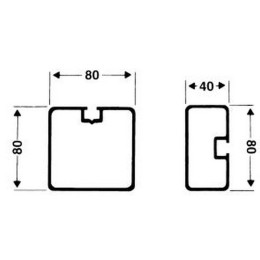 Ворота для тренировок, маленькие 120х80x70 см, передвижные Haspo 924-172