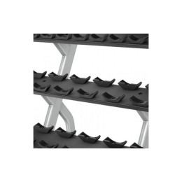 Подставка под гантели на 10 пар в 3 ряда Precor DBR814