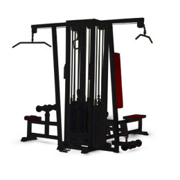 Мультистанция 4-х позиционная с одинарной блочной рамкой MB Barbell МВ 3.16.1