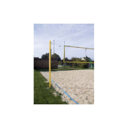 Стойки для пляжного волейбола Haspo алюминиевые круглые диаметр 8,3 см 924-518