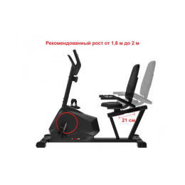 Горизонтальный велотренажер UnixFit BR-390