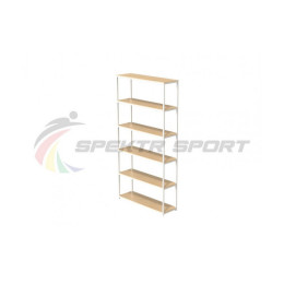 Стеллаж для спортивного инвентаря 6 полок Spektr Sport разборный