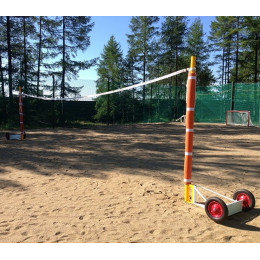 Мобильные волейбольные стойки (+ стаканы) Hercules 3852