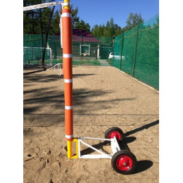 Мобильные волейбольные стойки (+ стаканы) Hercules 3852