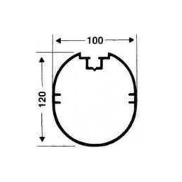 Ворота для пляжного футбола 5,49х2,21м Haspo 924-180