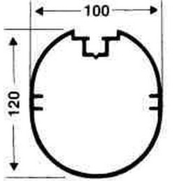 Ворота для пляжного футбола 5,49х2,21м Haspo 924-180
