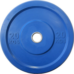 Диск цельно резиновый 20 кг Johns Bumper DRAB - 20С цветной