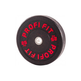 Диск для штанги Profi-Fit Hi-Temp с цветными вкраплениями, d51 25кг