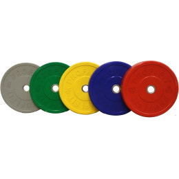 Диск для штанги Profi-Fit каучуковый, цветной, d51 25кг