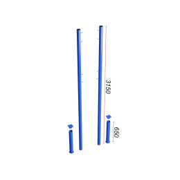 Стойки волейбольные уличные (со стаканами) Glav 03.110