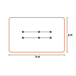 Брусья двойные Hercules W-3.18 3431
