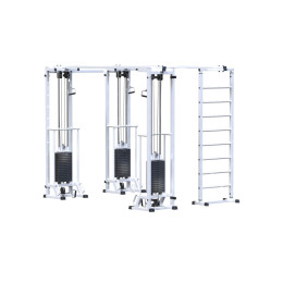 Кроссовер ARMS Биотонус-3 (стек 3х75кг) + шведская стенка AR087.3х2400
