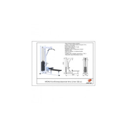 Комбинированная тяга ARMS (стек 100кг) AR046