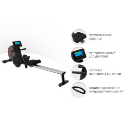 Гребной тренажер UnixFit Techno Rower 410E RMTF410E