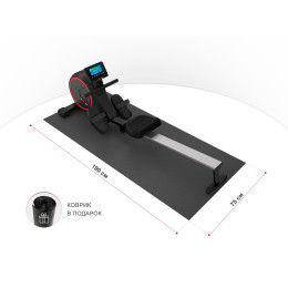 Гребной тренажер UnixFit Techno Rower 410E RMTF410E