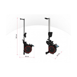 Гребной тренажер UnixFit Techno Rower 410E RMTF410E