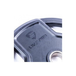 Обрезиненный диск 25 кг Live Pro Premium Rubber LP8330-25