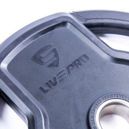 Обрезиненный диск 25 кг Live Pro Premium Rubber LP8330-25
