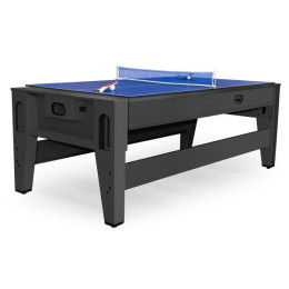 Игровой стол - трансформер Twister DBO бильярд, аэрохоккей, настольный теннис черный