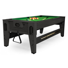 Игровой стол - трансформер Twister DBO бильярд, аэрохоккей, настольный теннис черный