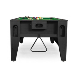 Игровой стол - трансформер Twister DBO бильярд, аэрохоккей, настольный теннис черный