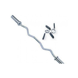 Гриф для штанги w-образный с замками V-Sport L120см D50мм SТ511.2