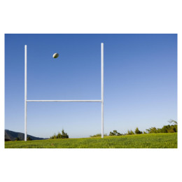 Ворота для регби 5,65х3,0, алюминиевые, стационарные SportWerk SpW-AR-1