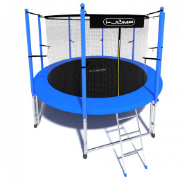 Батут 12ft i-Jump Classic Light с лестницей синий