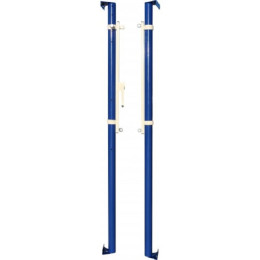 Волейбольные стойки универсальные пристенные с механизмом натяжения троса Zavodsporta