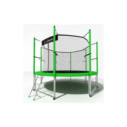 Батут 12ft i-Jump Classic Light с лестницей зеленый