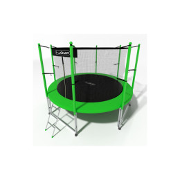 Батут 12ft i-Jump Classic Light с лестницей зеленый
