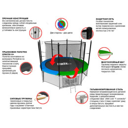 Батут Unix Line 6 ft Classic (inside)