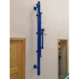 Стойки волейбольные пристенные с ползуном и механизмом натяжения Spektr Sport