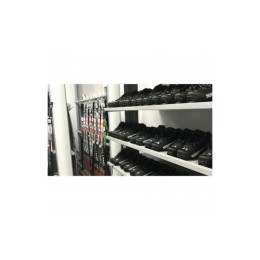 Стеллаж Премиум для ботинок, односторонний 219х243х45см Gefest SPB-48/80