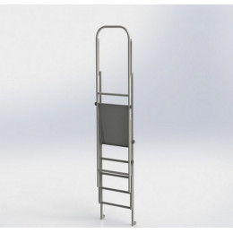 Судейская вышка СВ-2, складная (стальная) 60х60х236см Gefest SV-2