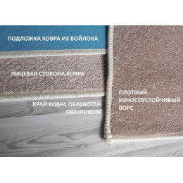 Ковер гимнастический соревновательный (толщ. 10мм. войлок+полиамид) 14х14м Atlet IMP-A409