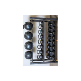 Модульный стеллаж Spektr Sport для гантелей, гирь и медболов 258х43х120 (2 секции)