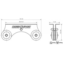 Верхняя тяга потолочная Marbo MH-W105