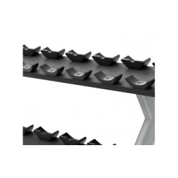 Подставка под гантели на 15 пар в 3 ряда Precor DBR815