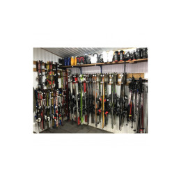 Вешалка Премиум-У для горных лыж, пристенная 25х147х45см Gefest VGLPY-21