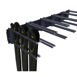 Вешалка Премиум-У для горных лыж, пристенная 25х147х45см Gefest VGLPY-21