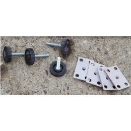 Ворота гандбол\мини-футбол профи 300х200 см разборные Ellada М19Г (пара)