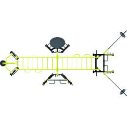 Комплекс из 4х модулей в форме буквы H Aerofit IZ-H shape