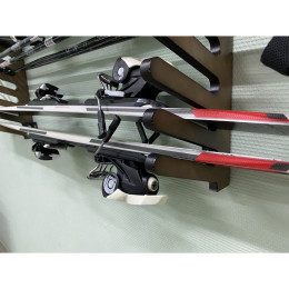 Вешалка Эконом для горных лыж, пристенная 105х80х18см Gefest SE-18